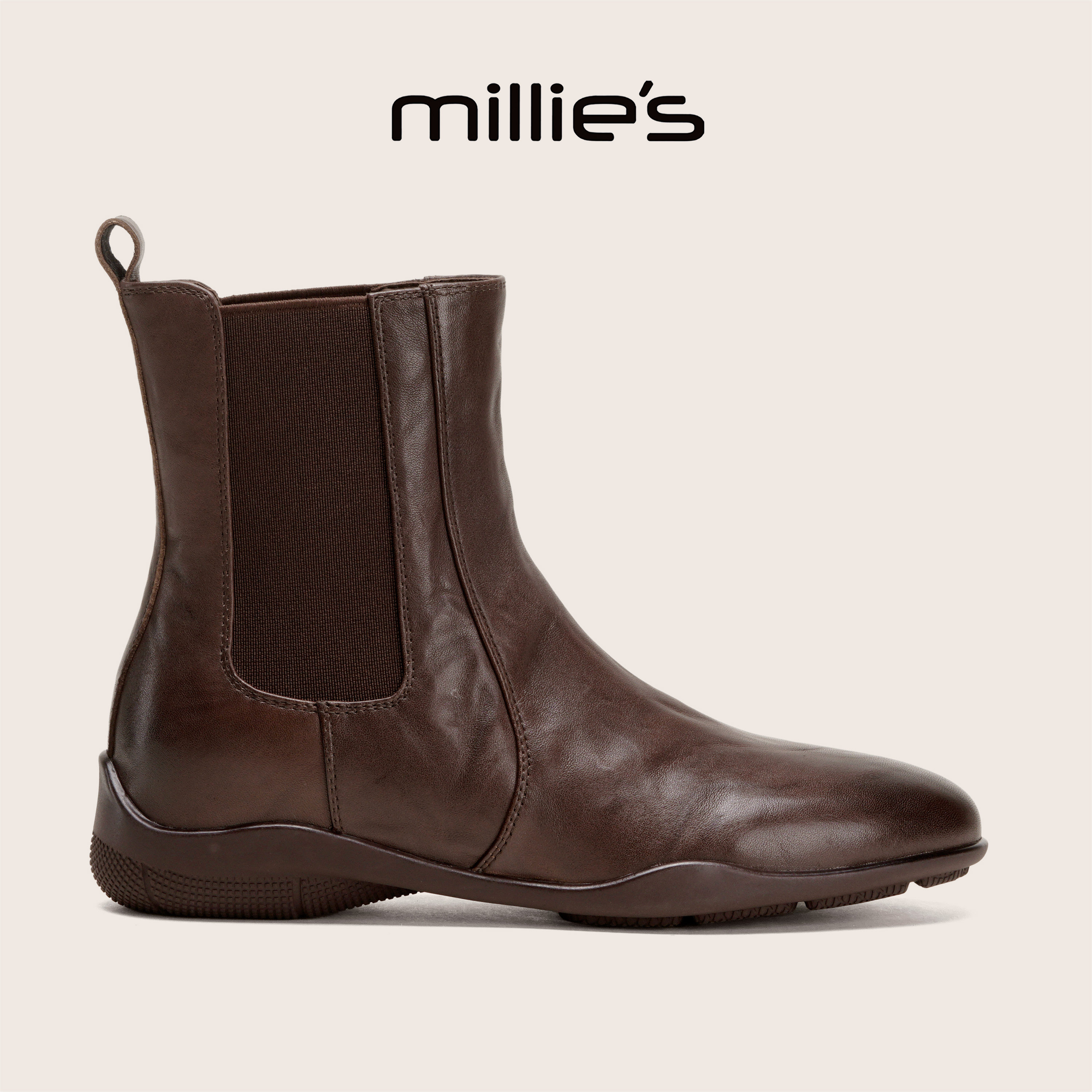 MILLIE'S/妙丽官方旗舰店流行爆款巨好看马丁靴加绒舒适不累脚女C