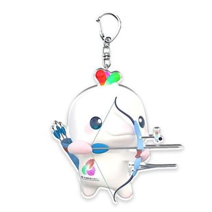 全运会大湾鸡吉祥物喜洋洋乐融融亚克力钥匙扣创意挂件书包挂饰