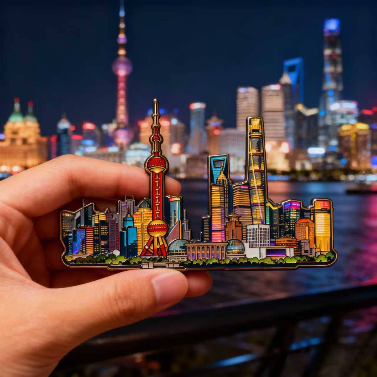 上海金属冰箱贴磁吸伴手礼物