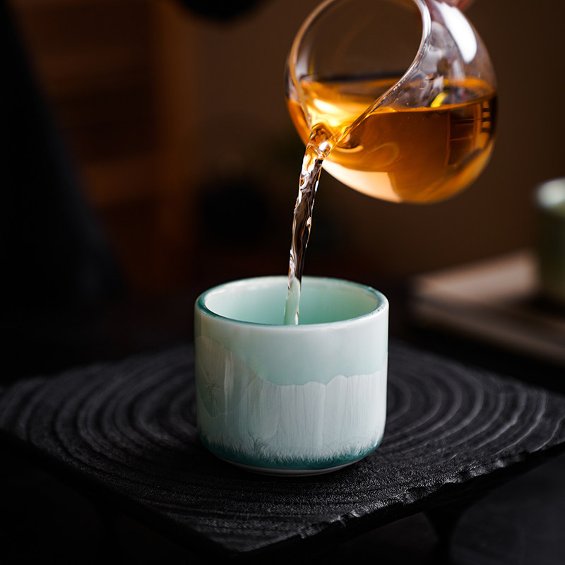 koonan结晶釉扳指杯高颜值咖啡杯