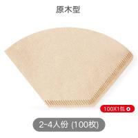 koonan coffee filter paper, hand-brewed coffee filter paper, household drip-type fan-shaped Americano filter paper thumbnail 3