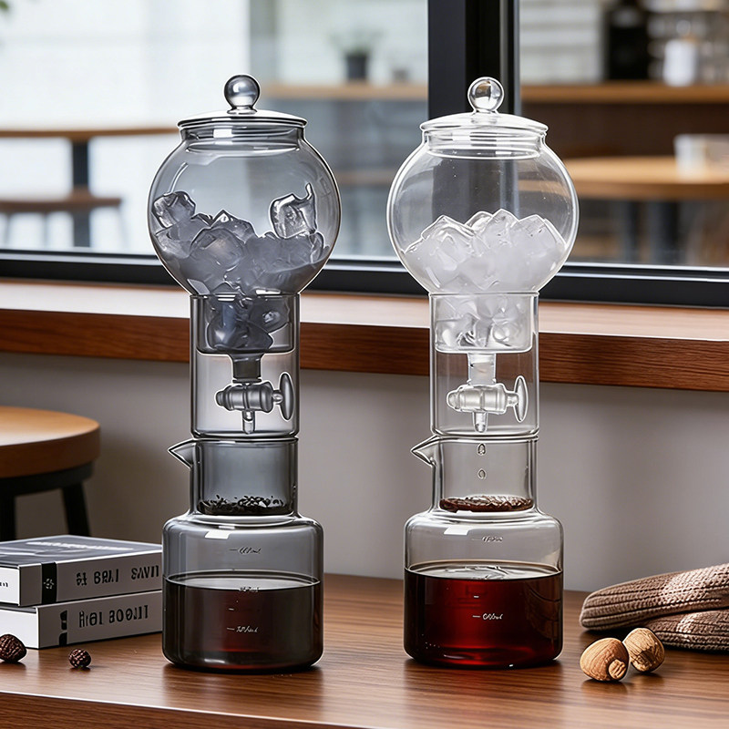 koonan冰滴壶咖啡壶玻璃冷萃壶家用滴漏式萃茶壶手冲冰滴咖啡壶