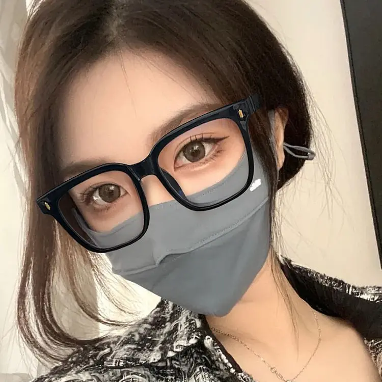 黑色黑框防蓝光抗辐射眼镜近视女韩版潮素颜神器圆脸男潮护眼平光