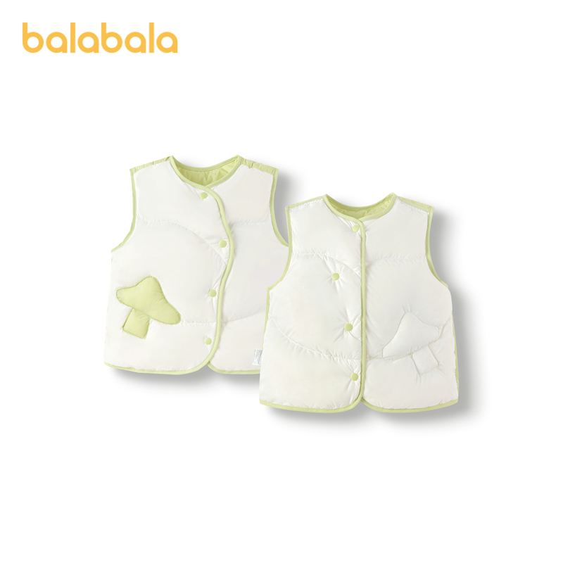 巴拉巴拉新款婴儿羽绒服背心
