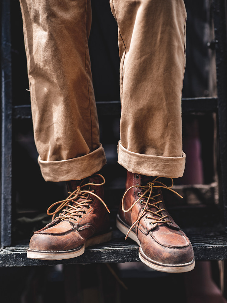 875 워크 부츠 레트로 소가죽 마틴 부츠 아미 카키 남성 핸드메이드 부츠 하이부츠 숏부츠 1907