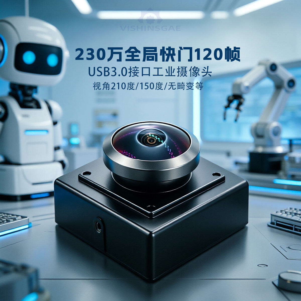 高速USB3.0接口UVC免驱120帧230万像素1080P全局快门高帧率摄像头