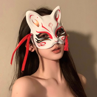 面具面罩会半脸装 扮面具面具情调女面具成人性感女半脸狐狸女性