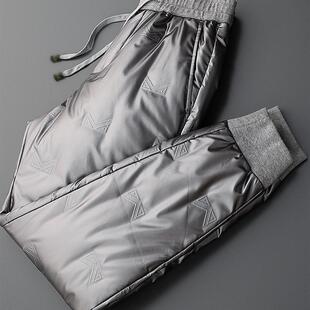东北零下3040度防寒羽绒裤男超厚滑雪裤哈尔滨漠河旅游保暖装备