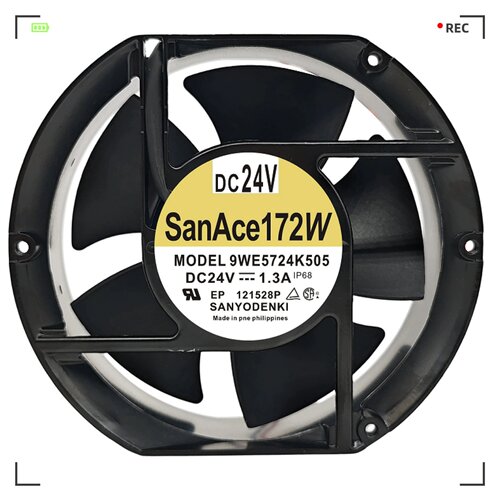 三洋原装Sanyo 17251 9WE5724K505 DC24V 17CM耐高温防水散热风扇