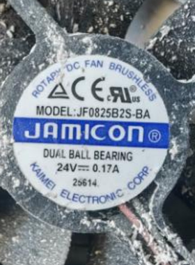 JAMICON凯美8025 JF0825B2SRAR BA 24V 0.17A 电梯变频器散热风扇