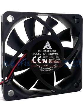 台达6015 AFB0612MC 12V 0.17A 60*13MM 3线投影机CPU散热风扇
