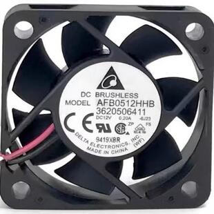 台达 AFB0512HHB 12V 0.2A 5015 5cm 设备 南北桥变频器散热风扇