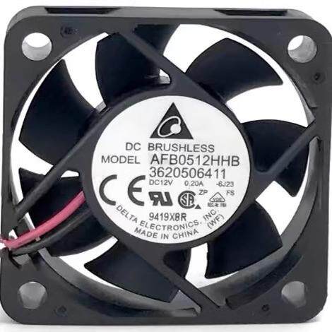 台达 AFB0512HHB 12V 0.2A 5015 5cm 设备 南北桥变频器散热风扇