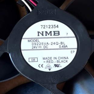 24Q 24V 变频器散热风扇 NMB 0.49A 09225VA