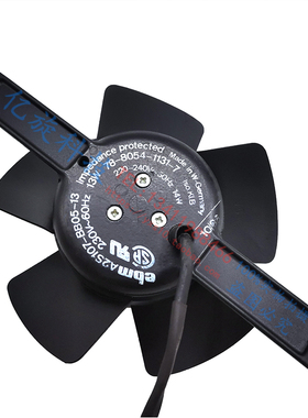 EBM A2S107-BB05-13 230V 4656TZ CAUTION 无边框全金属散热风扇