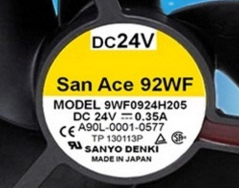 9WF0924H205 24V 原装发那科风扇 SANACE92WF 9CM 0.35A 设备风扇