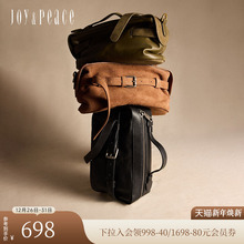 真美诗2025年秋季新款牛皮简约通勤出街精致手提包便当包13065CX5