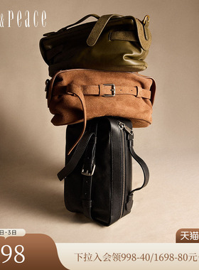 真美诗2025年秋季新款牛皮简约通勤出街精致手提包便当包13065CX5