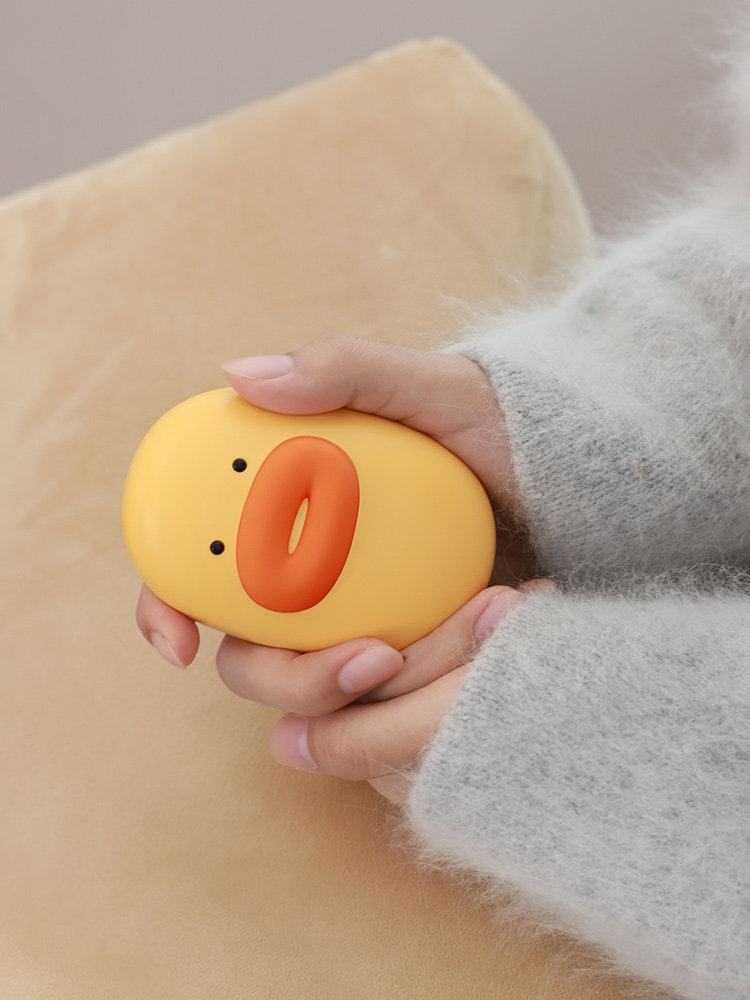 MUID BIG MOUTH HAND WARMER RECHARGEABLE DUAL-PURPOSE STUDENT CUTE MINI FEMALE WARMER BABY PORTABLE HAND WARMER HOTTER