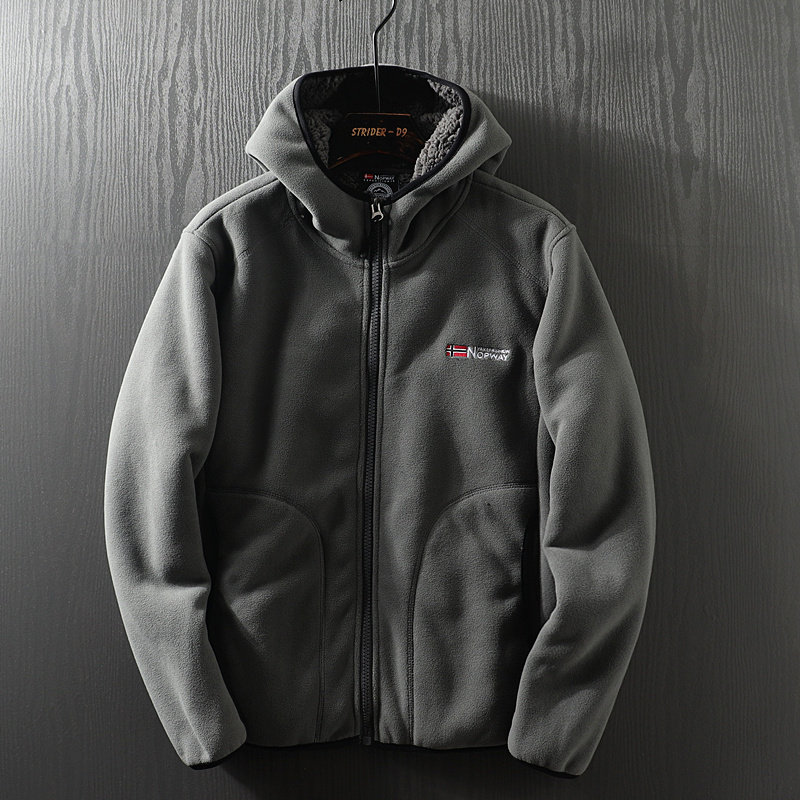 노르웨이에서 수출되는 방풍 서리에 강한 아웃도어 오리프리 배 가득  남성 셰르파 가을 겨울 따뜻한 재킷