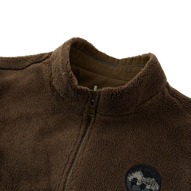 마롤리오 리버시블  멋진 양고기 벨벳 하이 버전으로 패셔너블한 플러스 벨벳 두꺼운 재킷을 연출한 남성용 재킷