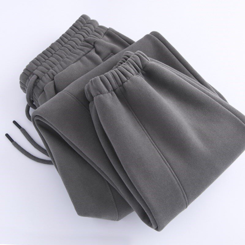 MAROLIO 팬들이 가장 좋아하는 작품  350G 벨벳과 두꺼운 레깅스 스웨트 팬츠 남성과 여성을 위한 패셔너블하고 심플한 캐주얼 팬츠