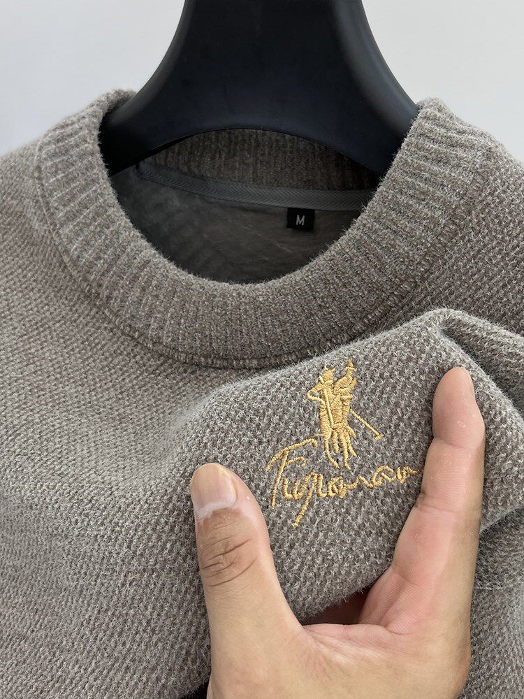 마롤리오 누가 입으면 더 예뻐요  셔닐스웨터 원피스 벨벳 라운드넥 남성 따뜻한 니트 밑단 셔츠 겨울