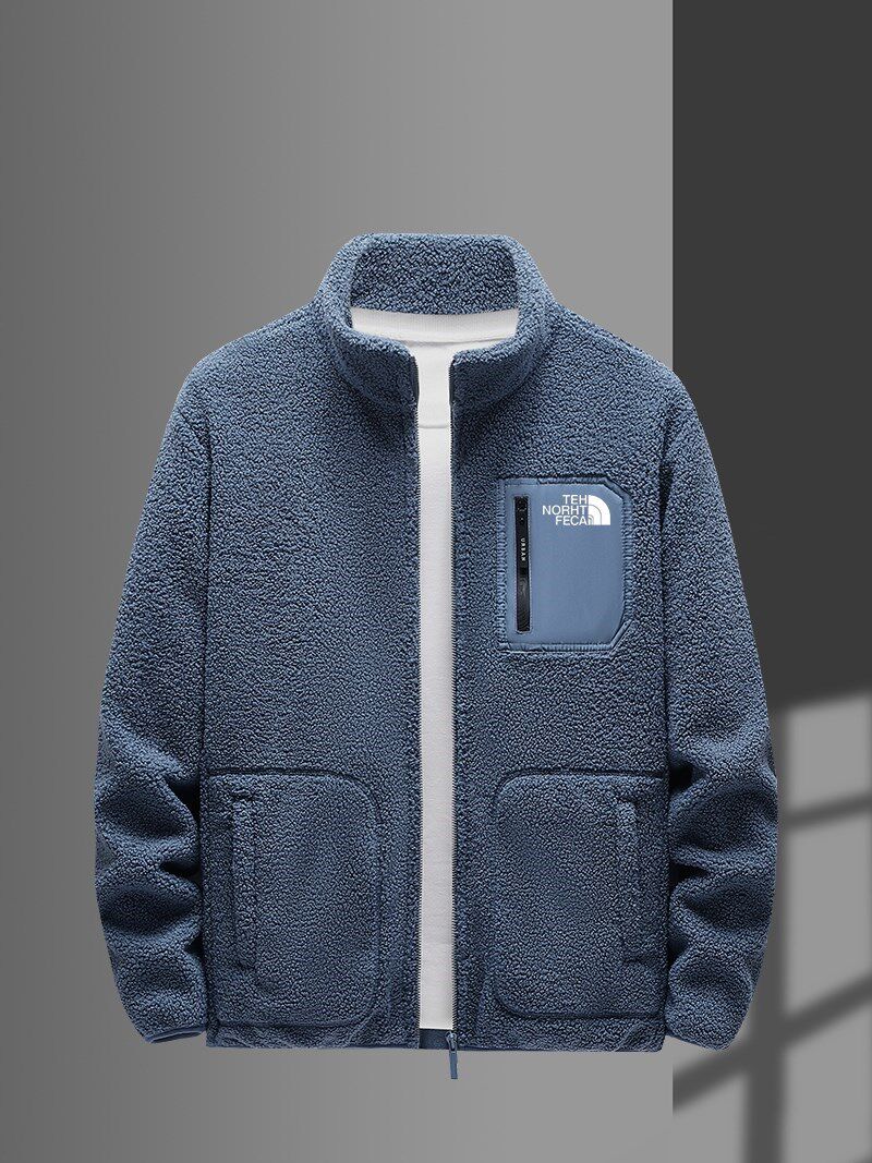 MAROLIO 혹한에도 견딜 수 있는 360도 온도 잠금  남성용 램스울 재킷 겨울 두꺼운 양털 허리 보호대