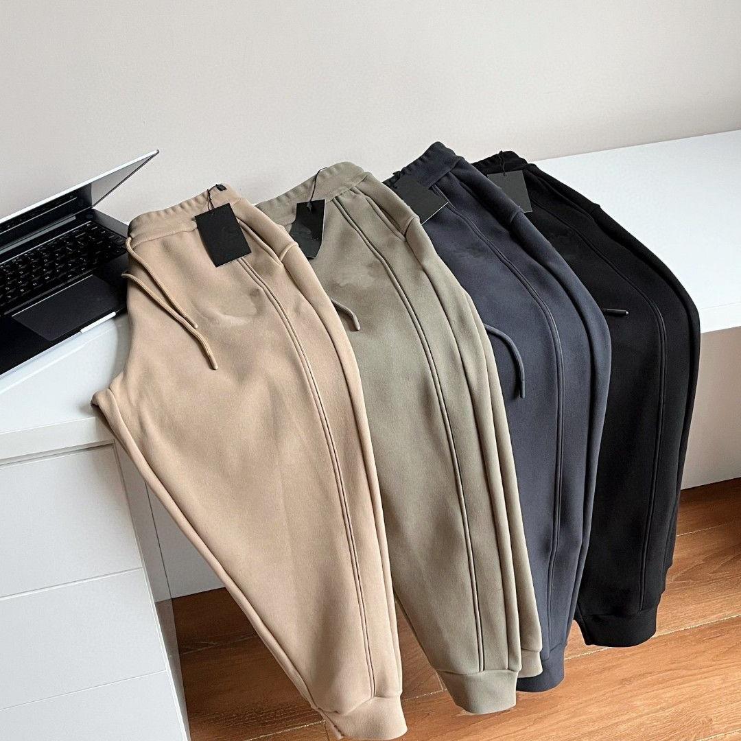 桑坡二代防风裤运动休闲裤一体绒加绒纯色男女同款