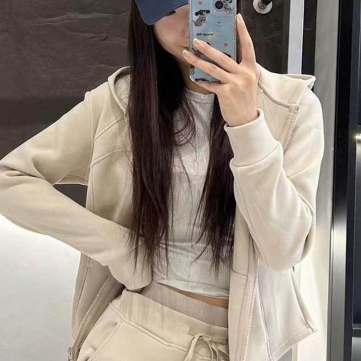 桑坡防风套装瑜伽修身运动休闲套休闲运动套装