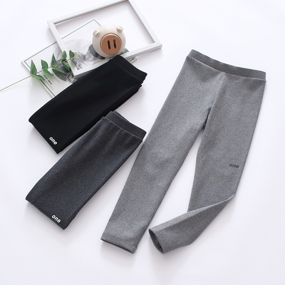 非常小鱼长裤棉布女童打底裤