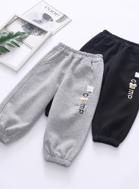 非常小鱼2025秋季新款儿童休闲时尚百搭洋气日常运动裤85612