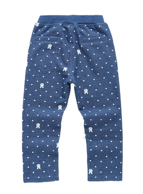 非常小鱼38192新款春季女童针织舒服休闲弹力时尚柔软长裤90-130