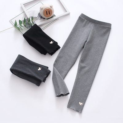 非常小鱼长裤棉布女童休闲长裤