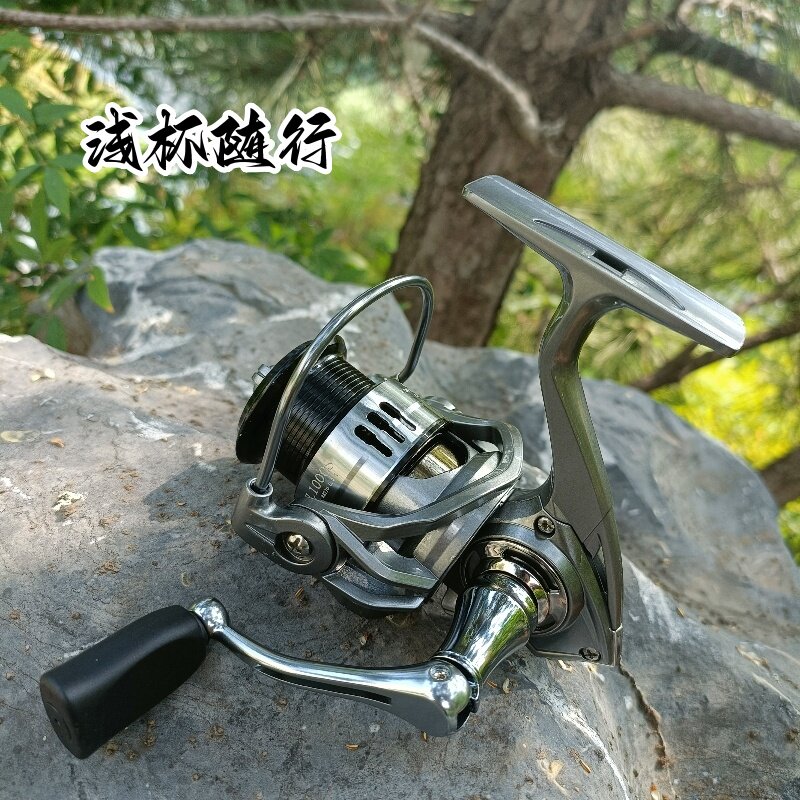 微物马口纺车轮全金属斜口浅线杯路亚路滑矶钓远投防海水渔线轮