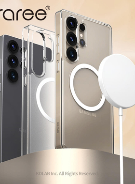 韩国代购araree手机壳适用三星S25ultra全包透明磁吸无线充电保护套哑光磁吸防摔保护套超薄商务简约