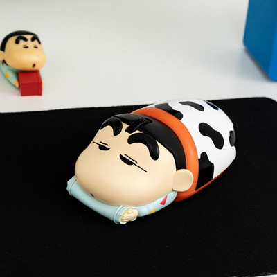 正品蜡笔小新无线蓝牙鼠标卡通