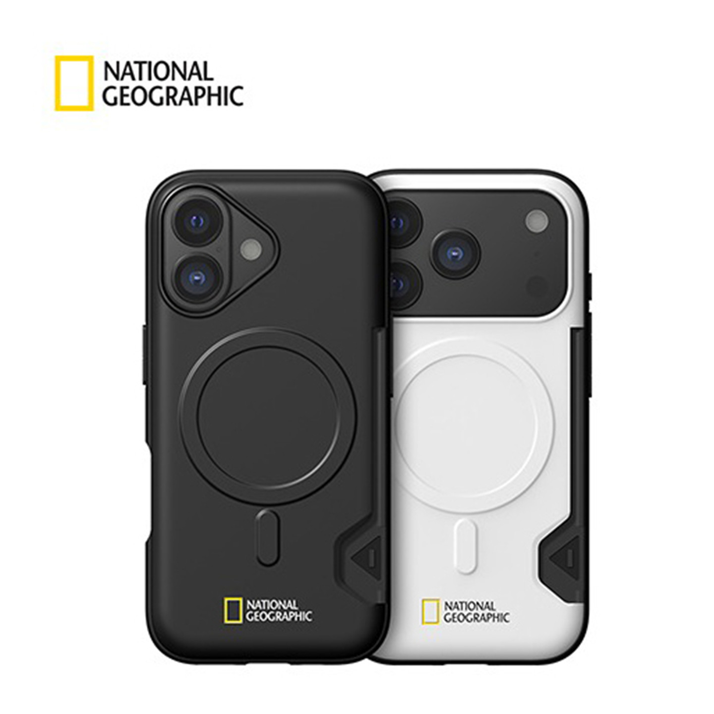 国家地理iphone17promax插卡手机壳磁吸苹果17Pro保护套防摔放卡可插卡2张便携商务无线磁吸充电保护套