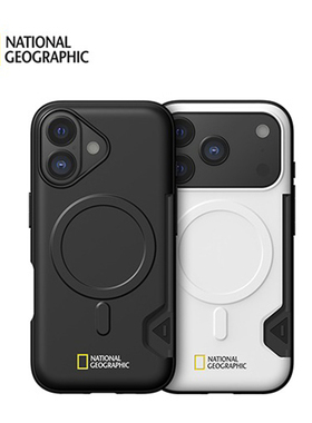 国家地理iphone17promax插卡手机壳磁吸苹果17Pro保护套防摔放卡可插卡2张便携商务无线磁吸充电保护套