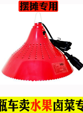48V60V电动三轮车摆摊卖卤肉熟食水果小吃led节能照明品字插头灯