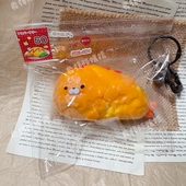 炸虾海豹捏捏解压慢回弹泥感爆浆超软食品级硅胶减压送礼可爱玩具