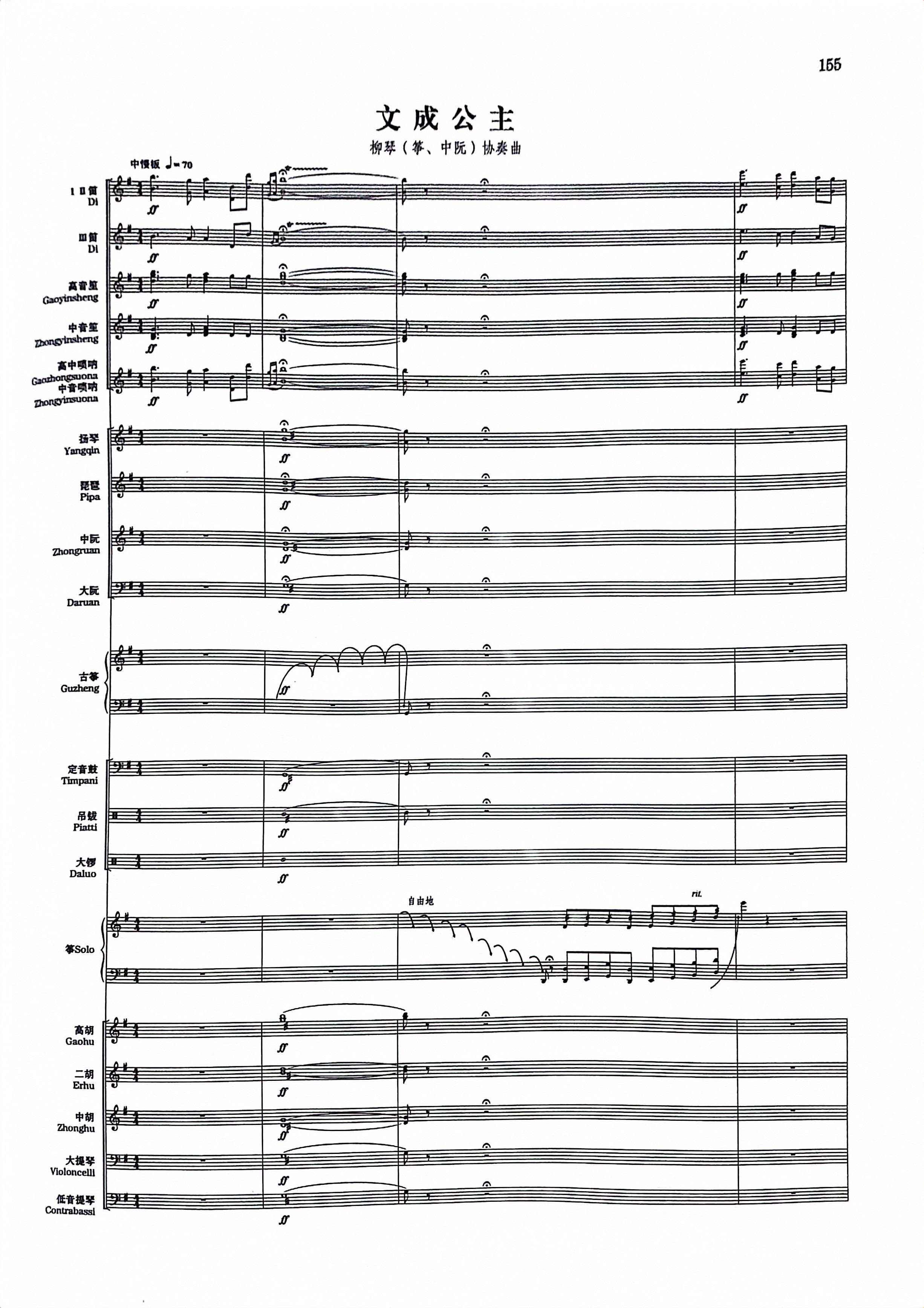 文成公主柳琴（筝中阮协奏曲）杨贵妃琵琶新婚别祝福二胡协奏曲