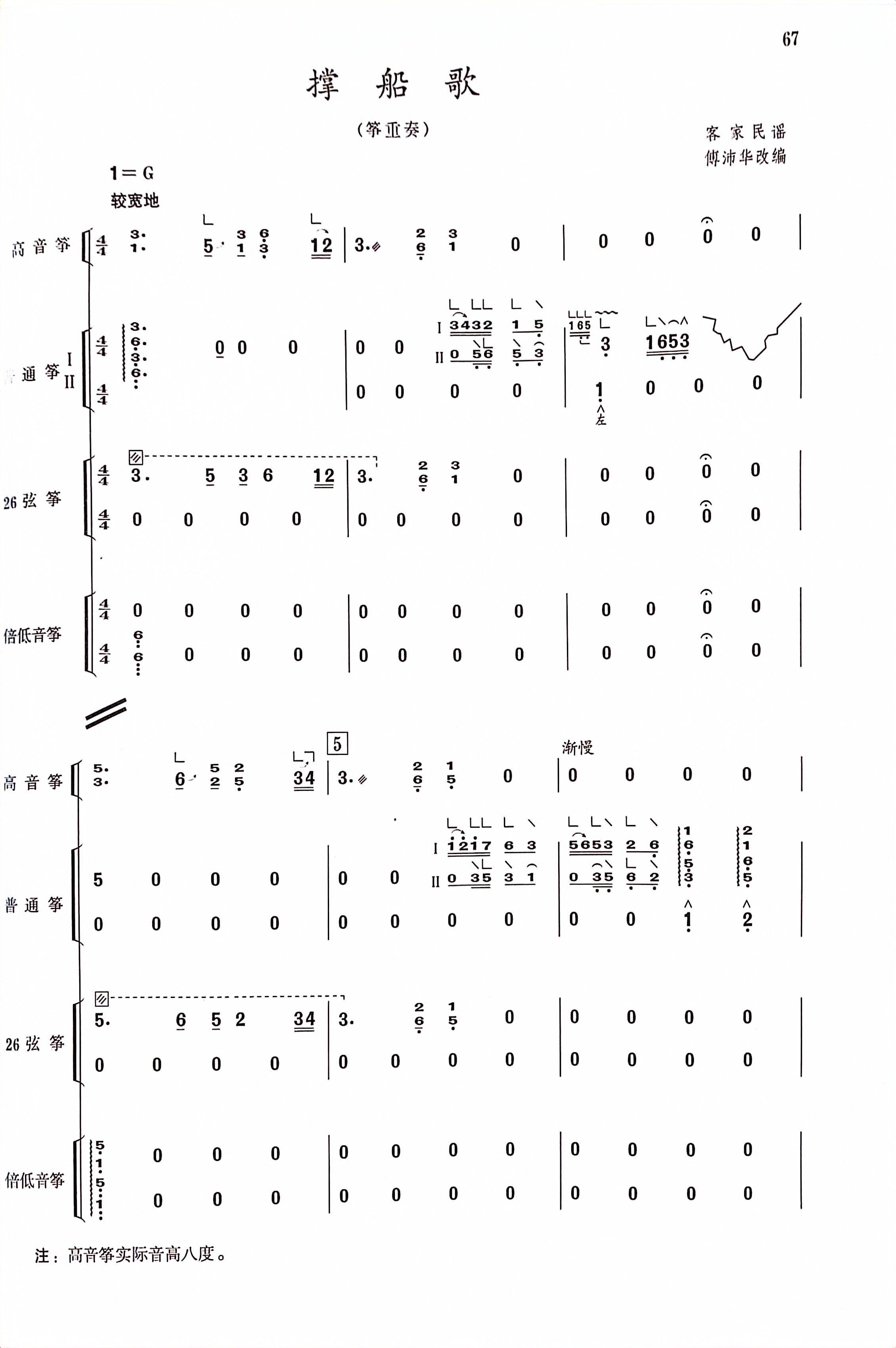 丝绸姑娘洞庭新歌浏阳河阿里山之歌荷塘月色希望古筝二重奏