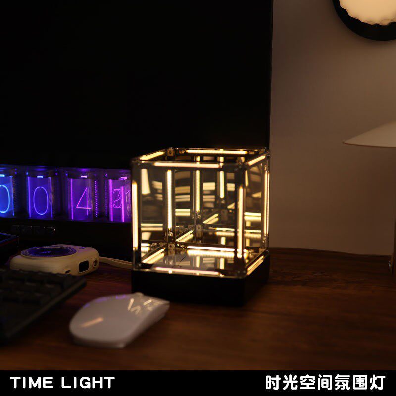 四维空间电竞房氛围灯魔方深渊灯图片