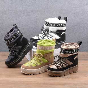 在售200加元！外贸原单出加拿大女士防风防水加绒抗寒短筒雪地靴