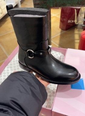 w广州2502-768头层牛皮短靴