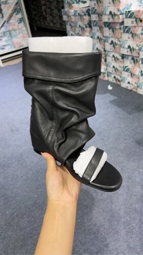 A14 5162牛皮凉靴女鞋