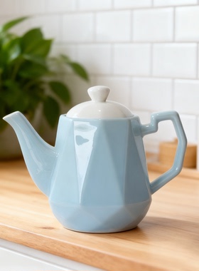 400ml陶瓷色釉醋壶网红酱油壶家用饭店调料壶辣椒罐组合套装盐罐