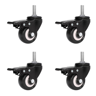 1.5寸M8带刹车万向轮，一套4个，一套架子只需要拍1套