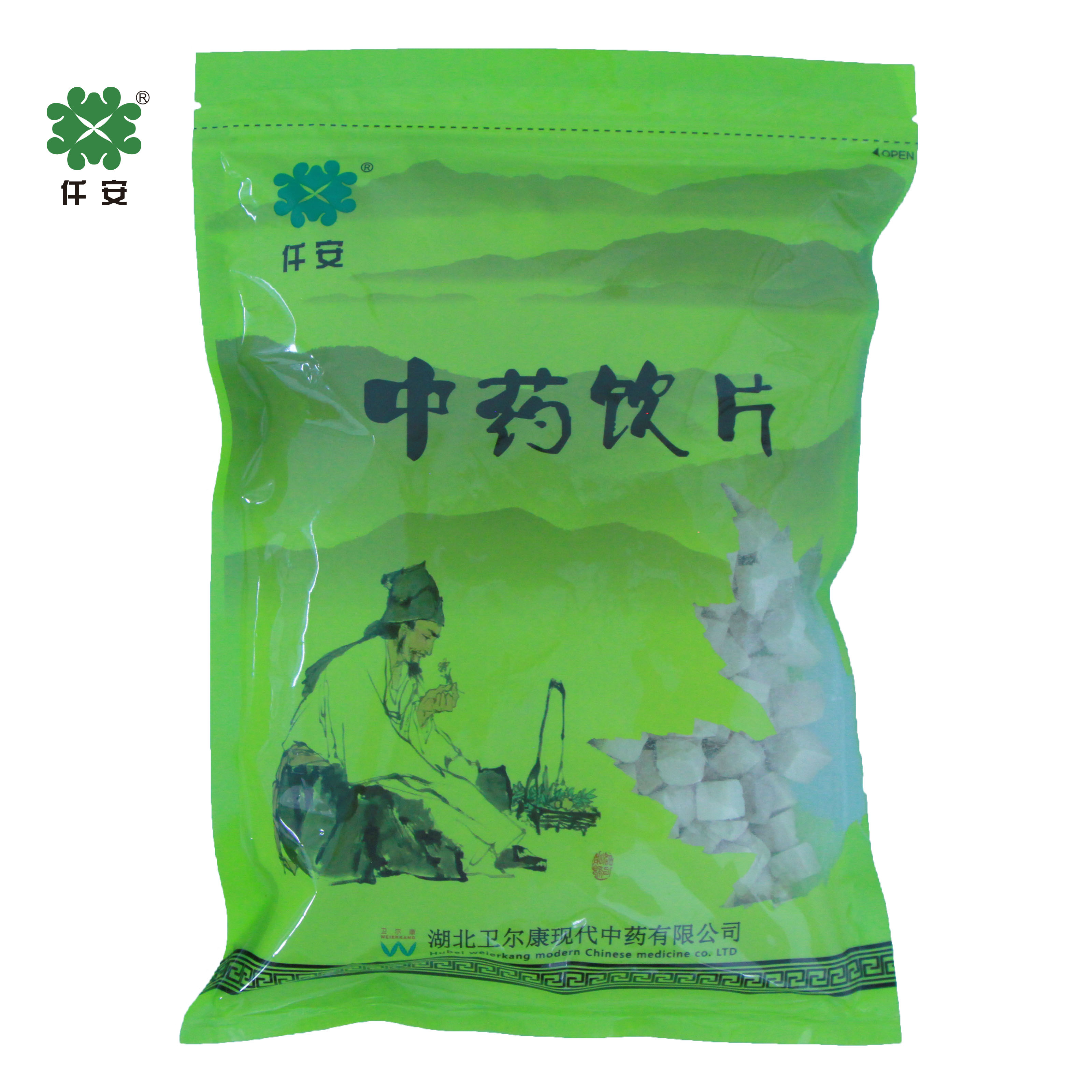 仟安茯苓500g/袋中药材茯苓丁边丁统货0.5kg精制中药饮片湖